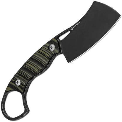 Kizer Cutlery Little Rhino Fixed Blade Knife 2.75in D2 Cleaver Rugged OD G10 Full Tang Outdoor Survival by Kizer Cutlery