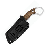 Kizer Cutlery Little Rhino Fixed Blade Knife 2.75in AEB-L Cleaver Style For Outdoor Enthusiasts Micarta Handle by Kizer Cutlery