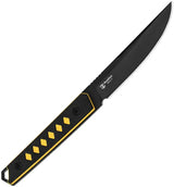 Kizer Kwaiken Fixed Blade Knife Nitro V 4In Black Yellow G10 EDC For Outdoors Survival Ready by Kizer Cutlery