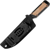 Kizer Militaw Fixed Blade Knife Nitro V 4in Blade Black G10 Micarta Inlay For Outdoorsmen by Kizer Cutlery