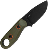 Kizer Beaver Fixed Blade Knife Green G10 D2 Stonewash 2.75in Blade Full Tang EDC Ready by Kizer Cutlery