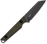 Kizer Cutlery Phasmids Fixed Blade Knife EDC Ready 2.88in AEB-L Gray Stonewash Sheepsfoot Richlite Handle Kydex Sheath by Kizer Cutlery