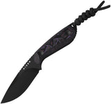 Kizer Cutlery Buddy Fixed Blade Knife Purple Haze CPM4V Tool Steel 6 Inch Overall With Kydex Sheath For EDC Enthusiasts by Kizer Cutlery