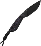 Kizer Cutlery Buddy Fixed Blade Knife Purple Haze CPM4V Tool Steel 6 Inch Overall With Kydex Sheath For EDC Enthusiasts by Kizer Cutlery