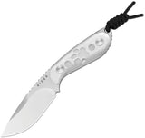 Kizer Cutlery Buddy Fixed Blade Knife With Acrylic Handle AEBL 3 Inch Drop Point For EDC Enthusiasts by Kizer Cutlery
