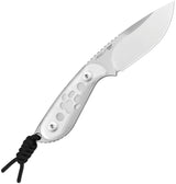 Kizer Cutlery Buddy Fixed Blade Knife With Acrylic Handle AEBL 3 Inch Drop Point For EDC Enthusiasts by Kizer Cutlery