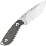 Kizer Buddy Fixed Blade Knife 3 Inch Drop Point 14C28N Stainless Micarta Handle For EDC Enthusiasts by Kizer Cutlery