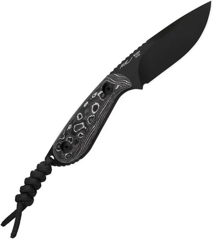 Kizer Cutlery Buddy Fixed Blade Knife M390 Premium White Storm Carbon Fiber Handle For Outdoor Enthusiasts by Kizer Cutlery