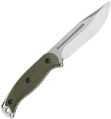 Kizer Ursa Major Fixed Blade Knife OD Green G10 Handle Satin AEBL Clip Point 9.13in Extended Tang Outdoor EDC by Kizer Cutlery