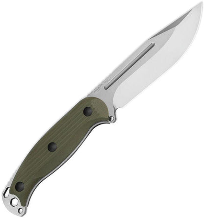 Kizer Ursa Major Fixed Blade Knife OD Green G10 Handle Satin AEBL Clip Point 9.13in Extended Tang Outdoor EDC by Kizer Cutlery