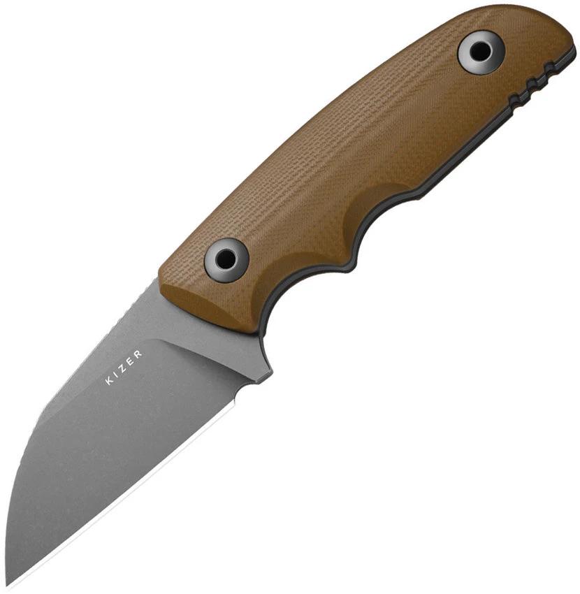 Kizer Cutlery Snick Fixed Blade Brn G10 1085A2 by Kizer Cutlery