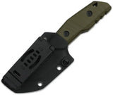 Kizer Cutlery Quartz Fixed Blade Knife AEB-L Tanto OD Green G10 Full Tang Kydex Sheath Outdoorsmen by Kizer Cutlery