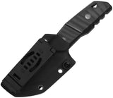 Kizer Cutlery Quartz Fixed Blade Knife 1086A2 AEB-L Tanto Black G10 Handle with Kydex Sheath for Outdoor Enthusiasts by Kizer Cutlery