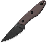 Kizer Cutlery Splinter Fixed Blade Knife Brown G10 3.13in AEBL Full Tang Outdoor EDC by Kizer Cutlery