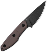 Kizer Cutlery Splinter Fixed Blade Knife Brown G10 3.13in AEBL Full Tang Outdoor EDC by Kizer Cutlery