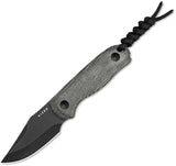Kizer Cutlery Drop Bear Fixed Blade Knife For EDC Enthusiasts 6In Overall AEBL Clip Point Micarta Handle Full Tang by Kizer Cutlery