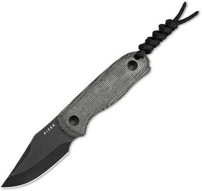 Kizer Cutlery Drop Bear Fixed Blade Knife For EDC Enthusiasts 6In Overall AEBL Clip Point Micarta Handle Full Tang by Kizer Cutlery