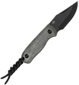 Kizer Cutlery Drop Bear Fixed Blade Knife For EDC Enthusiasts 6In Overall AEBL Clip Point Micarta Handle Full Tang by Kizer Cutlery