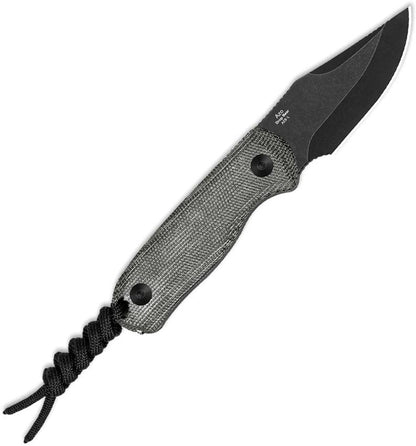Kizer Cutlery Drop Bear Fixed Blade Knife For EDC Enthusiasts 6In Overall AEBL Clip Point Micarta Handle Full Tang by Kizer Cutlery