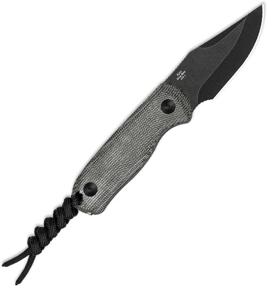 Kizer Cutlery Drop Bear Fixed Blade Knife For EDC Enthusiasts 6In Overall AEBL Clip Point Micarta Handle Full Tang by Kizer Cutlery
