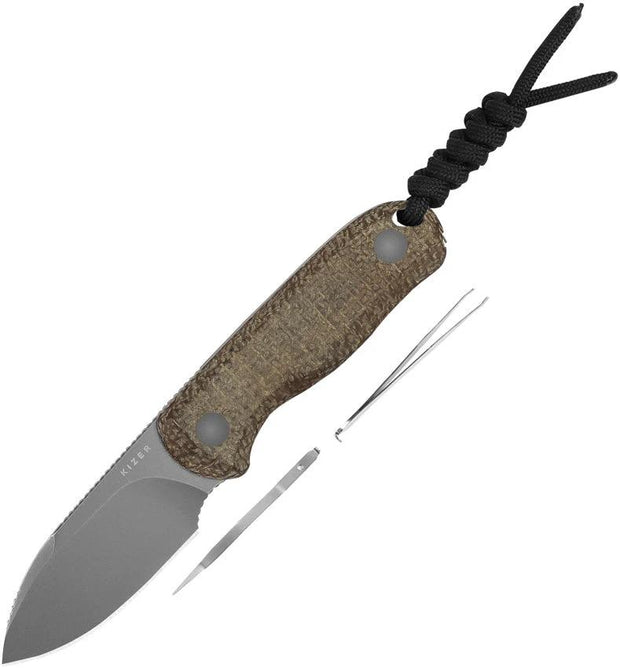 Kizer Cutlery Drop Bear Fixed Blade Mic 1094A1 by Kizer Cutlery