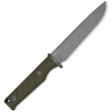 Kizer Camp 180 Fixed Blade Knife For Outdoorsmen Rugged AEB-L Stainless Drop Point Full Tang G10 Handle by Kizer Cutlery