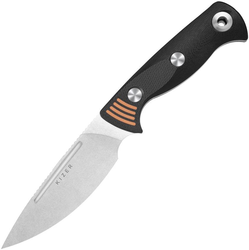 Kizer Evenki 3 Fixed Blade Knife AEB-L Steel 4.5in Rugged Full Tang G10 Handle For Outdoor Enthusiasts by Kizer Cutlery