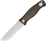 Kizer Polaris Fixed Blade Knife For Outdoor Enthusiasts Burlap Micarta AEB-L Satin Drop Point Full Tang Kydex Sheath by Kizer Cutlery