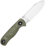 Kizer Cutlery Drop Bear Fixed Blade Knife Green Micarta 14C28N Full Tang for Outdoorsmen with Kydex Sheath by Kizer Cutlery