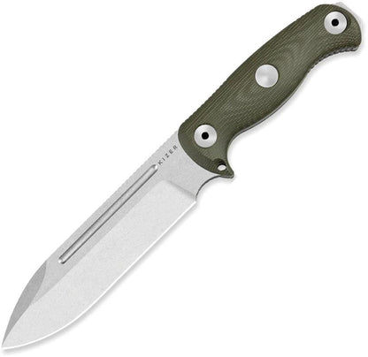 Kizer Cutlery Drop Bear 7 Fixed Blade Knife For Outdoor Enthusiasts AEB L Steel Canvas Micarta Premium Full Tang by Kizer Cutlery