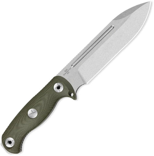 Kizer Cutlery Drop Bear 7 Fixed Blade Knife For Outdoor Enthusiasts AEB L Steel Canvas Micarta Premium Full Tang by Kizer Cutlery