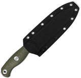 Kizer Cutlery Drop Bear 7 Fixed Blade Knife For Outdoor Enthusiasts AEB L Steel Canvas Micarta Premium Full Tang by Kizer Cutlery