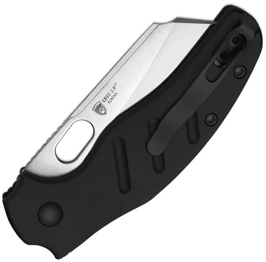 Kizer Cutlery C01C Button Linerlock Knife For EDC Enthusiasts Elmax Satin 3In Blade Compact by Kizer Cutlery