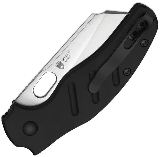 Kizer Cutlery C01C Button Linerlock Knife For EDC Enthusiasts Elmax Satin 3In Blade Compact by Kizer Cutlery