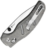 Kizer Cutlery C01C Clutch Lock Knife Elmax Drop Point Micarta Handle Premium EDC Enthusiasts by Kizer Cutlery