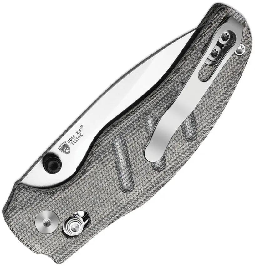 Kizer Cutlery C01C Clutch Lock Knife Elmax Drop Point Micarta Handle Premium EDC Enthusiasts by Kizer Cutlery
