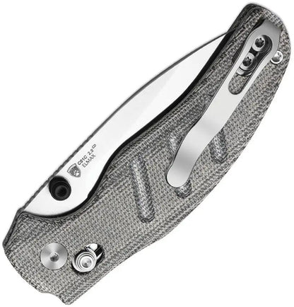 Kizer Cutlery C01C Clutch Lock Knife Elmax Drop Point Micarta Handle Premium EDC Enthusiasts by Kizer Cutlery