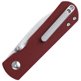 Kizer Yorkie Linerlock Knife Red Micarta 2.5in M390 Blade For EDC Enthusiasts And Collectors by Kizer Cutlery