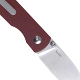 Kizer Yorkie Linerlock Knife Red Micarta 2.5in M390 Blade For EDC Enthusiasts And Collectors by Kizer Cutlery