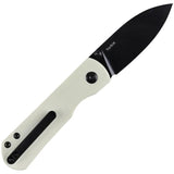 Kizer Yorkie Linerlock Knife White G10 Handle M390 Blade EDC Pocket Knife For Everyday Carry Enthusiasts by Kizer Cutlery