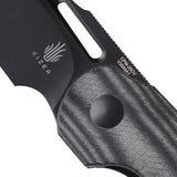 Kizer October Framelock 3569A1 Knife CPM 20CV Satin Blade Titanium Handle EDC Enthusiasts by Kizer Cutlery