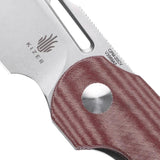 Kizer Cutlery October Framelock 3569A2 EDC Knife CPM-20CV Black Stonewash Titanium Handle For EDC Enthusiasts by Kizer Cutlery