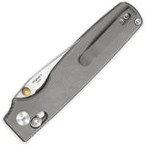 Kizer Cutlery Original 2 Clutch Lock Gray Folding Knife S45VN Blade Titanium Handle for EDC Enthusiasts by Kizer Cutlery