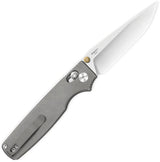 Kizer Cutlery Original 2 Clutch Lock Gray Folding Knife S45VN Blade Titanium Handle for EDC Enthusiasts by Kizer Cutlery