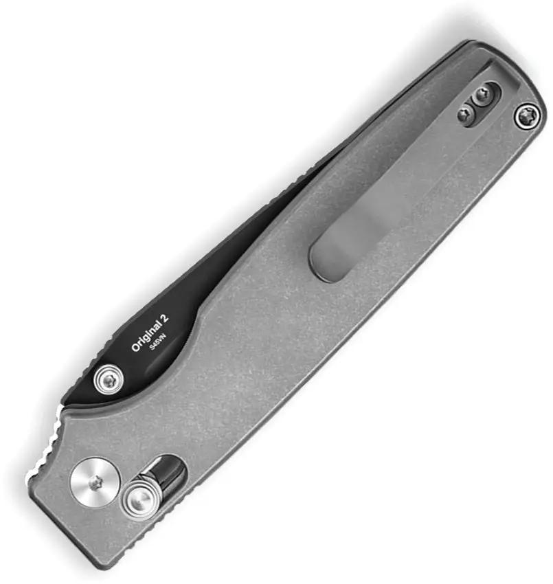Kizer Cutlery Original 2 Clutch Lock GraDLC Knife With S45VN Blade For EDC Enthusiasts Titanium Handle by Kizer Cutlery