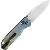 Kizer Cutlery Drop Bear Clutch Lock Ti EDC Knife LC200N Blade Blue and Gold Titanium Handle for EDC Enthusiasts by Kizer Cutlery