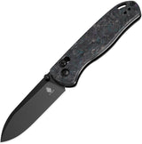 Kizer Cutlery Drop Bear Clutch Lock Knife Dark KI3619A4 With S35VN Blade And Carbon Fiber Handle For EDC Enthusiasts by Kizer Cutlery