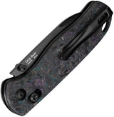 Kizer Cutlery Drop Bear Clutch Lock Knife Dark KI3619A4 With S35VN Blade And Carbon Fiber Handle For EDC Enthusiasts by Kizer Cutlery