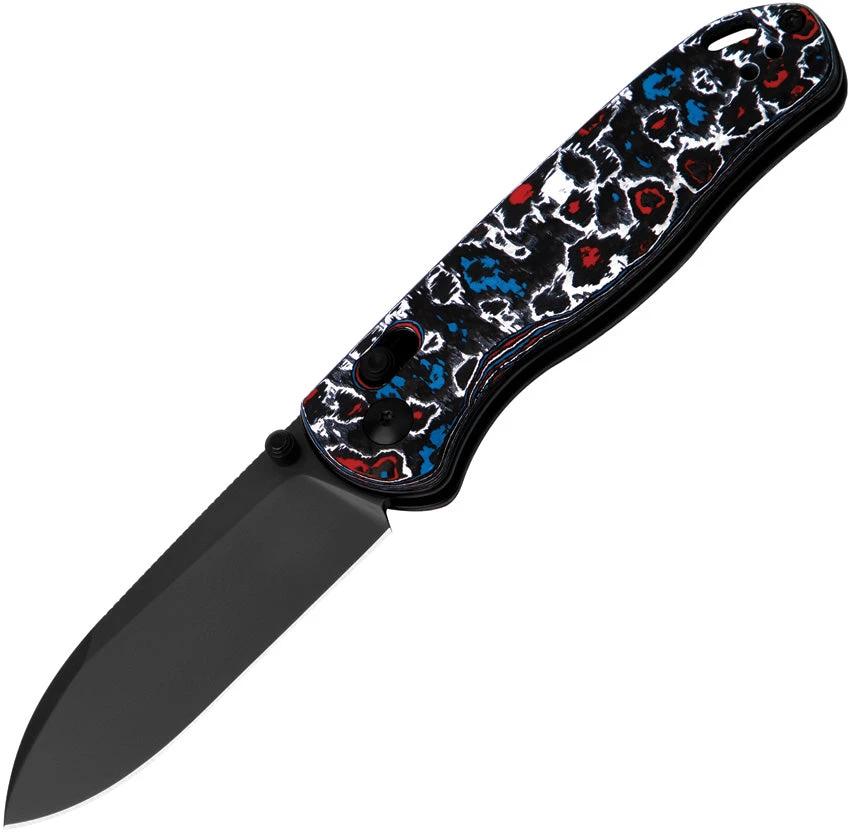 Kizer Cutlery Drop Bear Clutch Nebula Knife DLC S45VN Blade Carbon Fiber Handle For EDC Enthusiasts by Kizer Cutlery