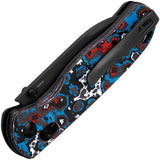 Kizer Cutlery Drop Bear Clutch Nebula Knife DLC S45VN Blade Carbon Fiber Handle For EDC Enthusiasts by Kizer Cutlery